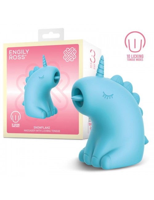 Snowflake Estimulador con Lengua Licking Lameteo