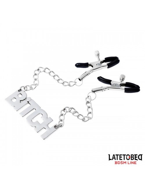 Pinzas para Pezones con Cadena Bitch