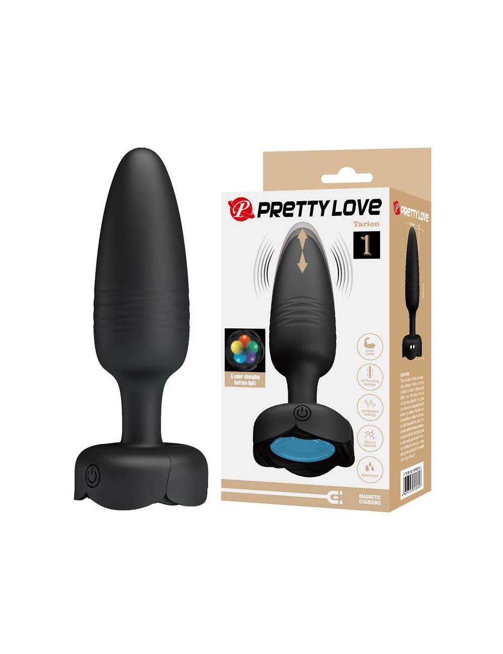 Tarion Plug Anal con Vibracion y Thrusting