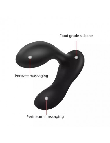 Brett Masajeador Prostatico Control Remoto USB Silicona Liquida