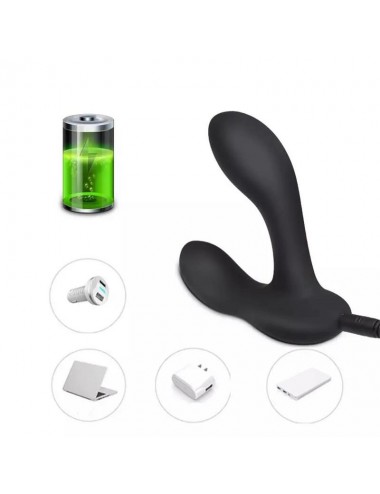 Brett Masajeador Prostatico Control Remoto USB Silicona Liquida