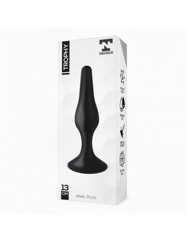 Trophy Plug Anal 13 cm Silicona Negro