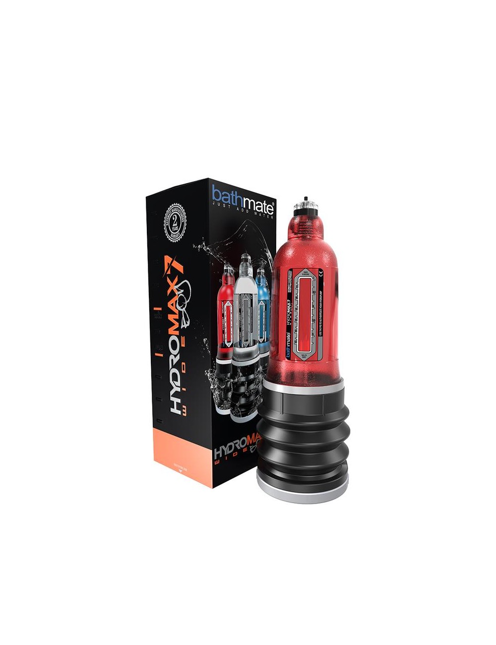 Bomba para el Pene Hydromax7 Wide Boy Rojo