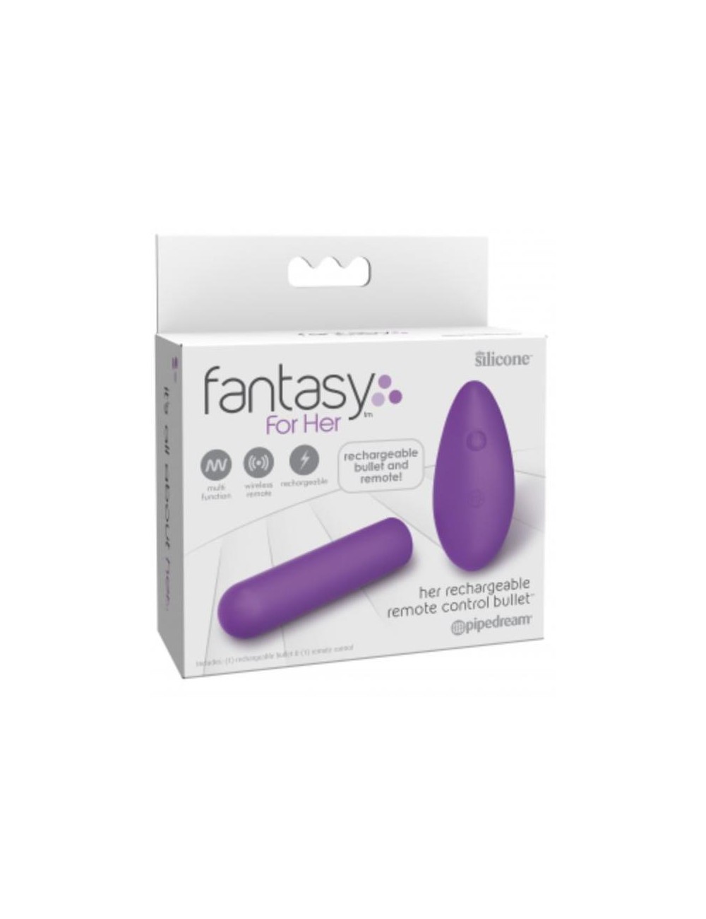 Bala Vibradora Control Remoto Recargable USB