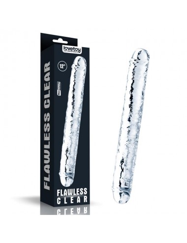 Dildo Doble Flawless Clear 12 Transparente