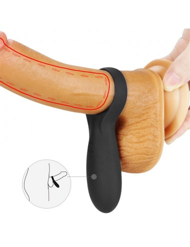 Anillo para el Pene iJoy Stamina Ring USB Negro