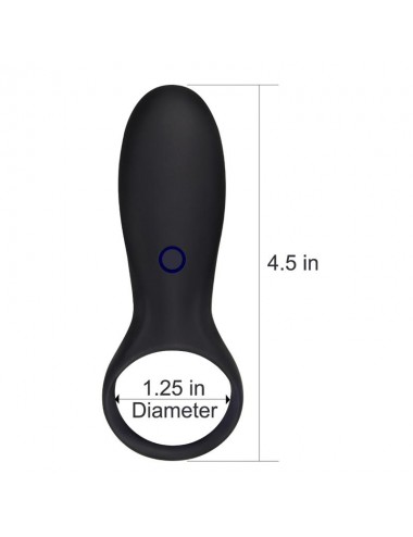 Anillo para el Pene iJoy Stamina Ring USB Negro