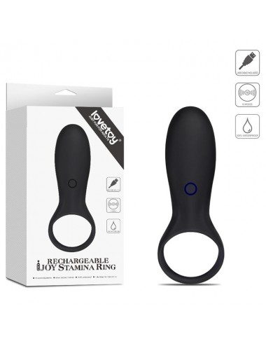 Anillo para el Pene iJoy Stamina Ring USB Negro