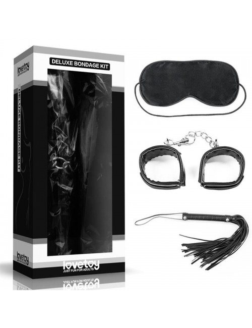 Kit Bondage Deluxe Negro