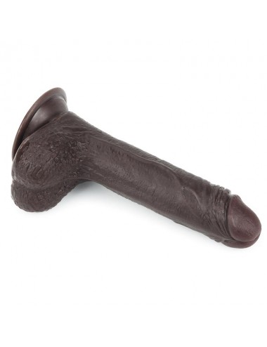 Dildo con Piel Retractil 7 Negro