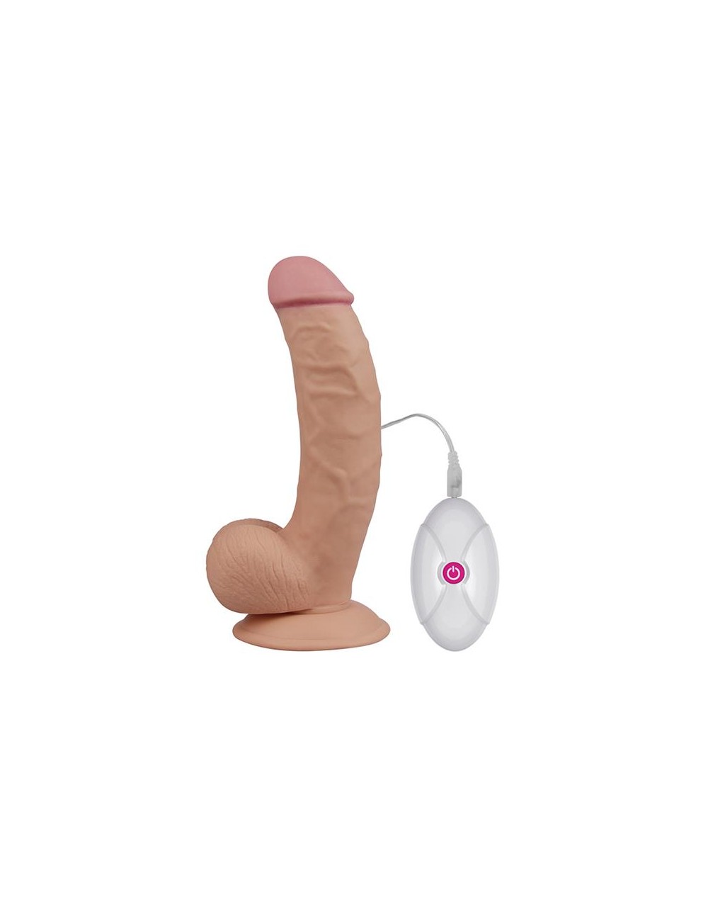 Dildo The Ultra Soft Dude con Vibracion 75 Natural