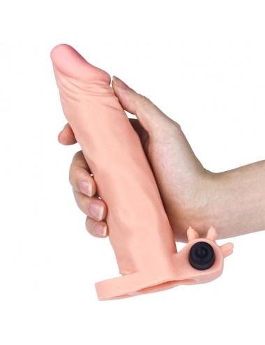 Funda para el Pene con Vibracion Add 2 Pleasure X Tender Natural