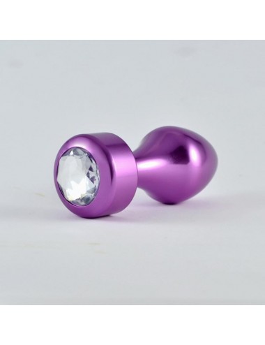 Plug Anal Purpura Rosebud con Joya
