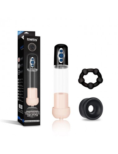 Bomba para el Pene Automatica Maximizer Worx Elite USB Vagina