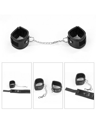 Kit Bondage Deluxe 4 Unidades Negro