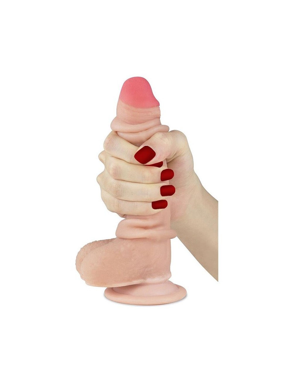 Dildo con Piel Retractil 7 Natural