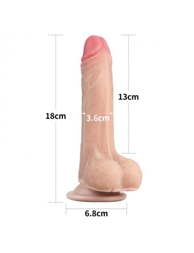 Dildo con Piel Retractil 7 Natural