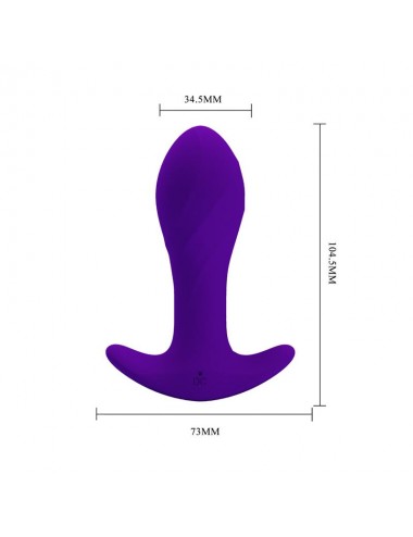 Estimulador Anal con Vibracion Purpura