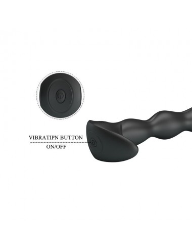 Yale Plug Anal con Vibracion Negro