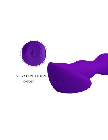 Yale Plug Anal con Vibracion Purpura