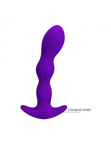 Yale Plug Anal con Vibracion Purpura