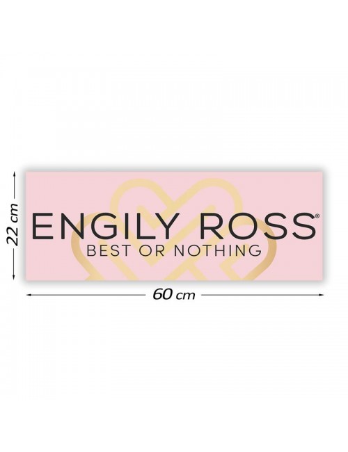Cartel Promocional Engily Ross 60 cm x 22 cm