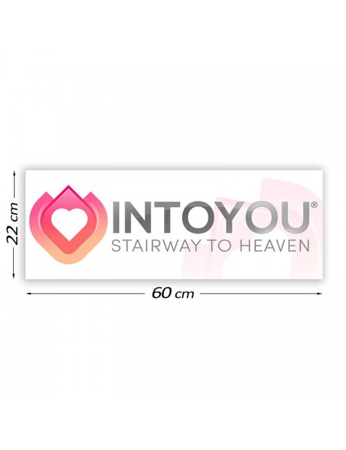 Cartel Promocional Intoyou 60 cm x 22 cm