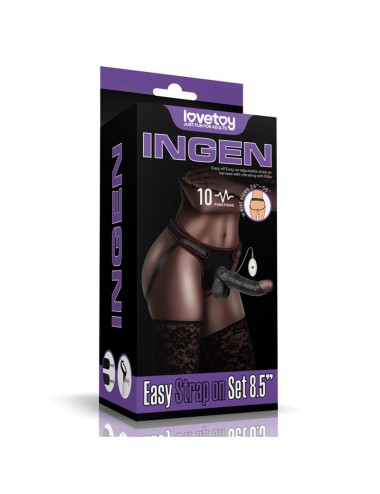 Arnes Ajustable con Dildo 85 10 Funciones