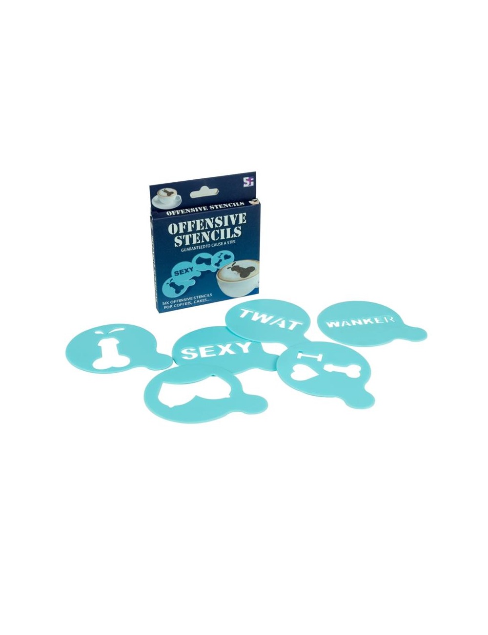 Pack de 12 Moldes Offensive Stencils