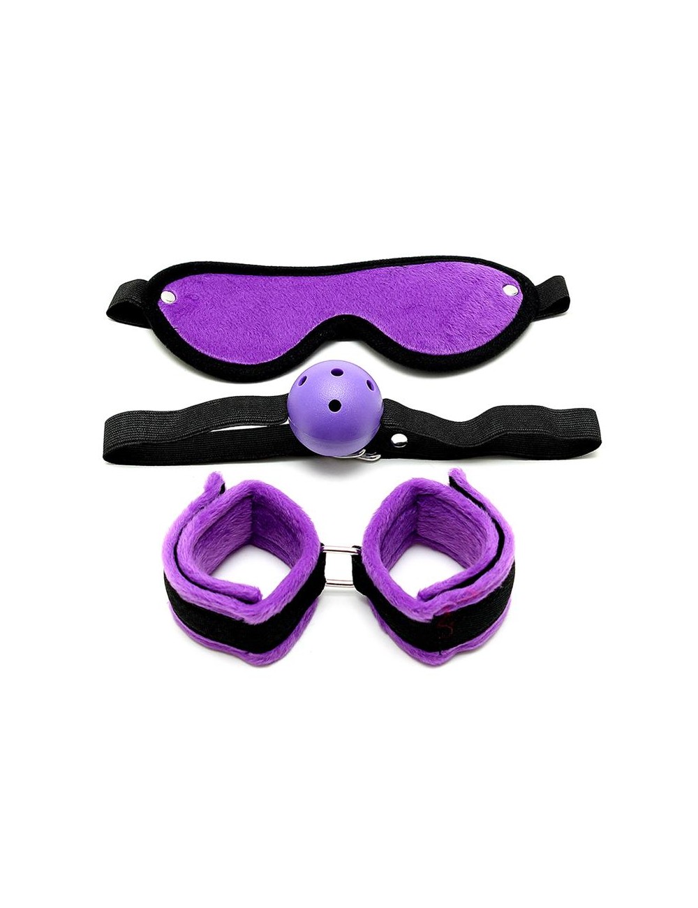Set de Bondage 3 Piezas Purpura