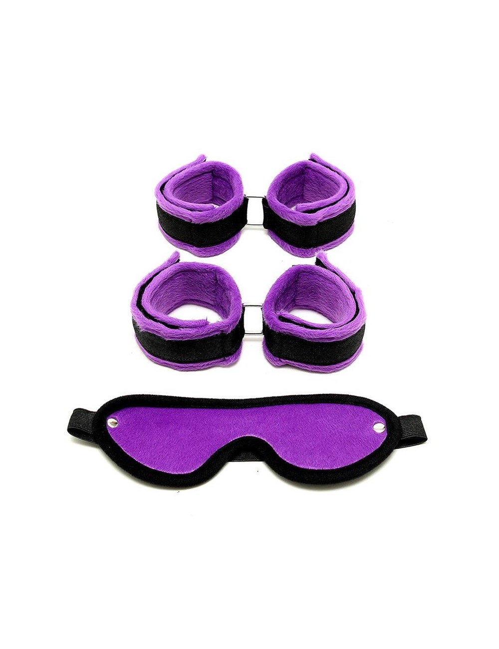 Set de Esposas para Manos y Pies Purpura