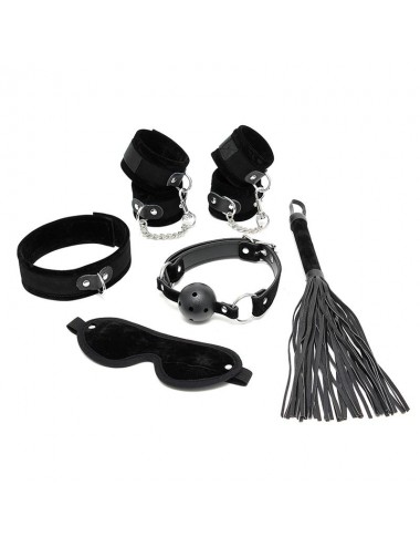 Set de Bondage 6 Piezas Negro