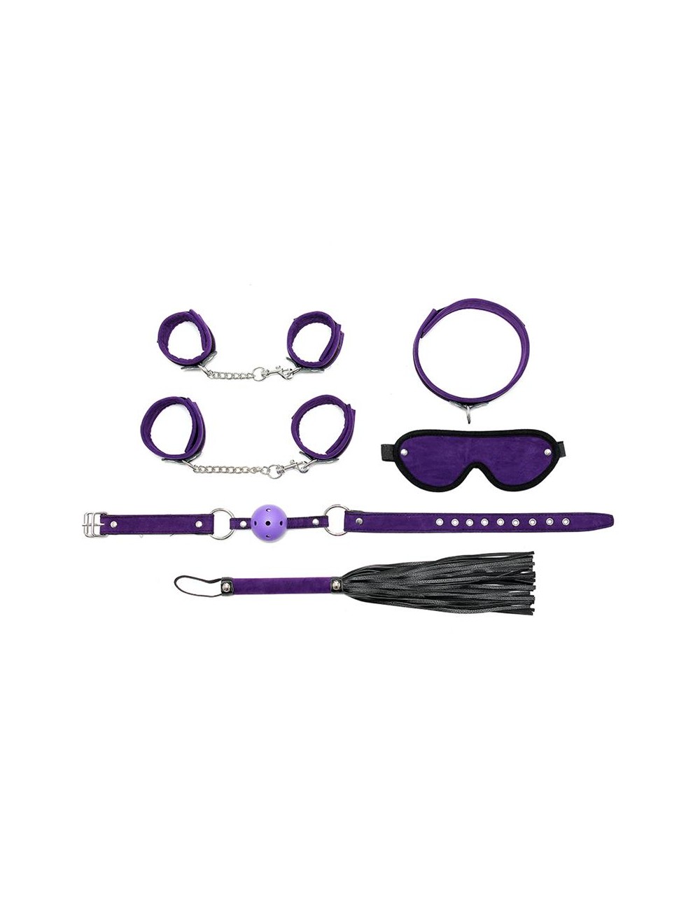 Set de Bondage 6 Piezas Purpura