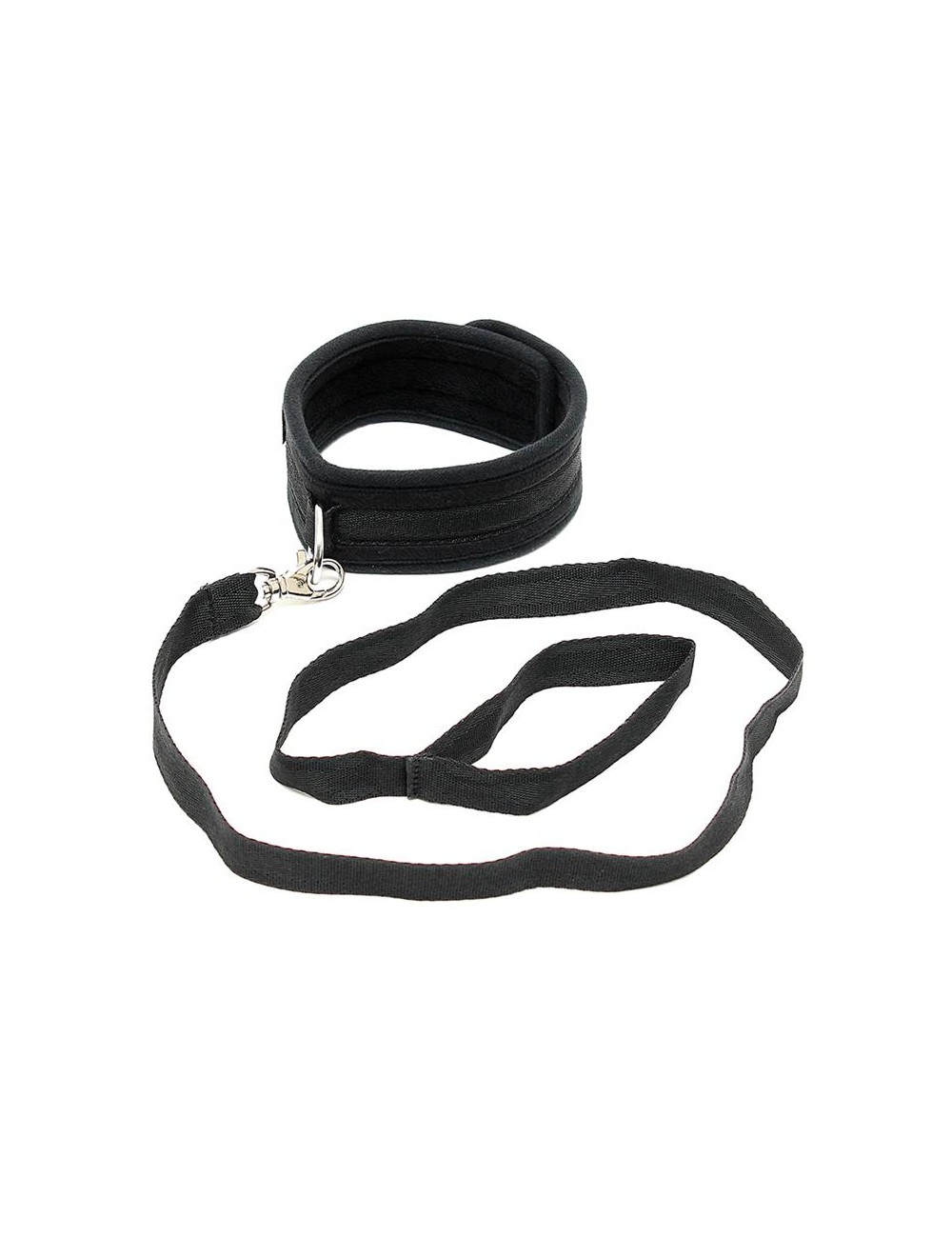 Collar con Correa Ajustable Color Negro