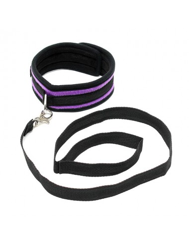 Collar con Correa Ajustable Purpura