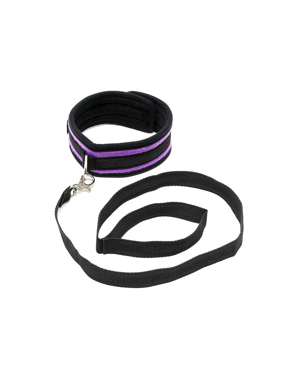 Collar con Correa Ajustable Purpura