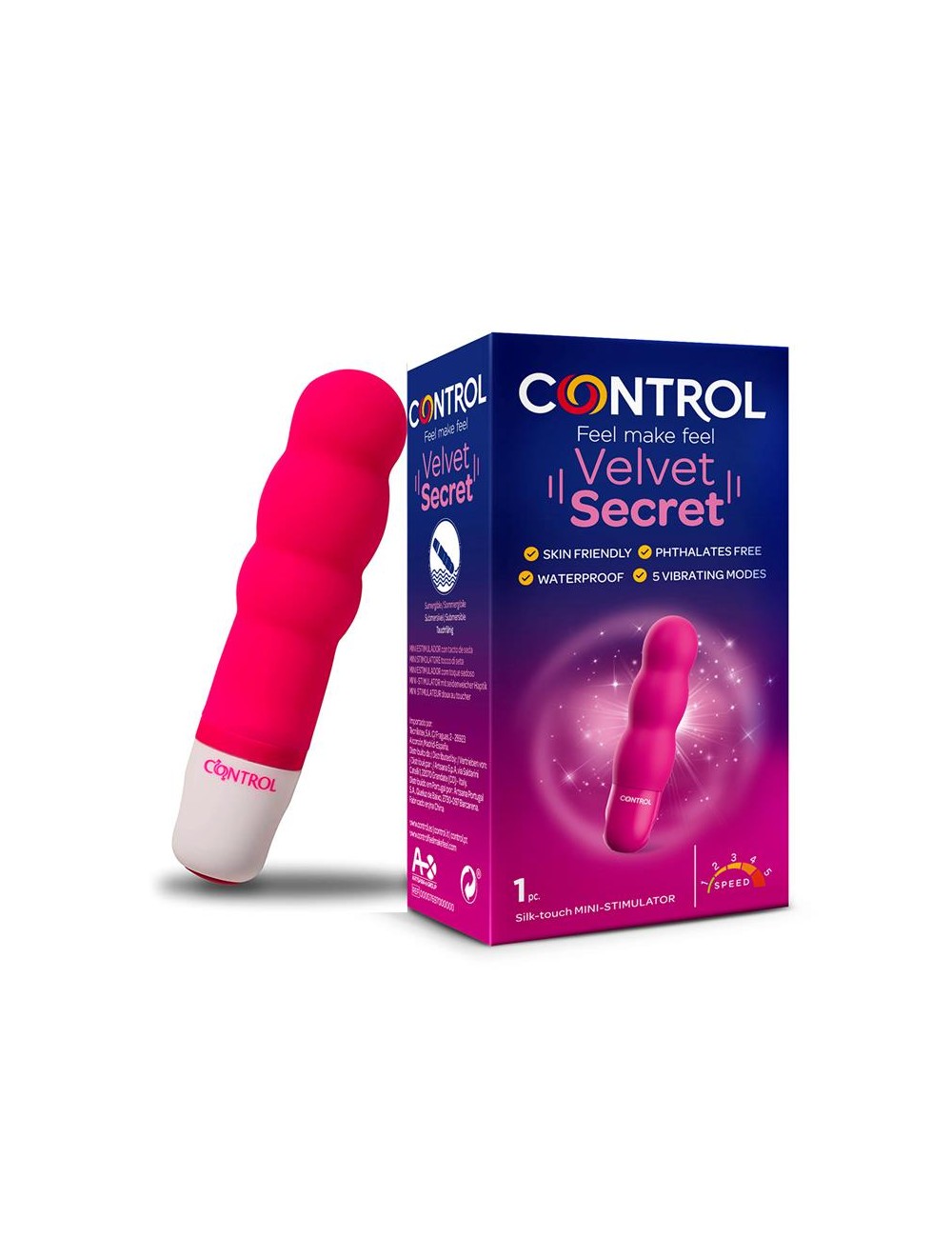 Mini Vibrador Velvet Secret 5 Funciones