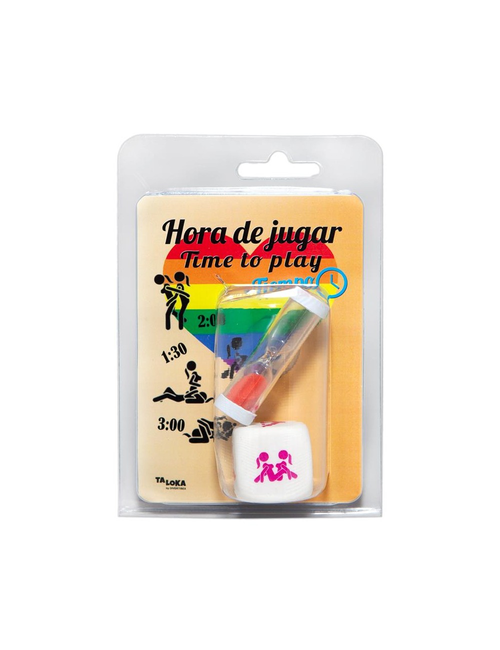 Set Dado de Posturas y Reloj de Arena
