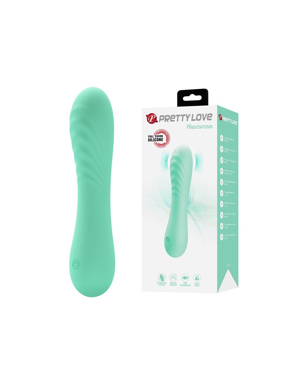 Alexisrose Vibrador Full Silicone