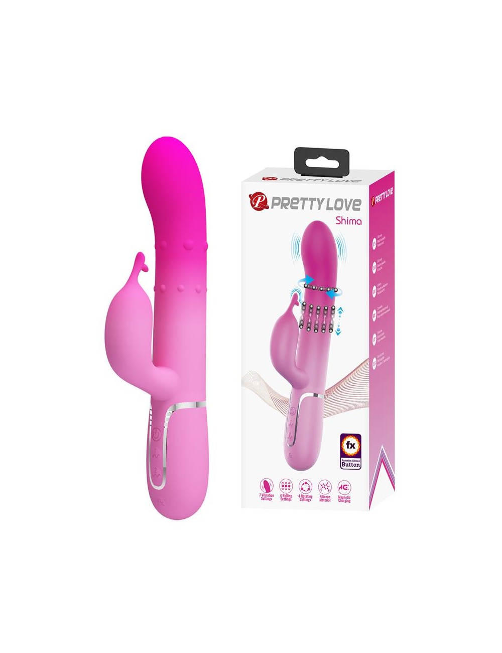 Shima Vibrador con Bolas Rotadoras
