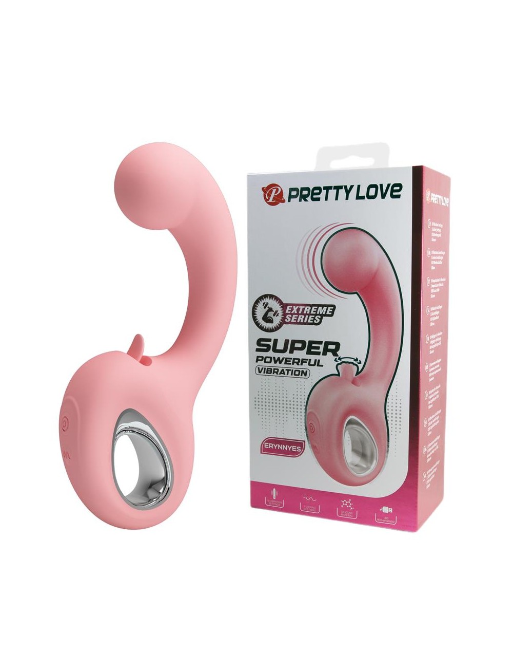 Erynnyes Vibrador con Lengua Estimuladora