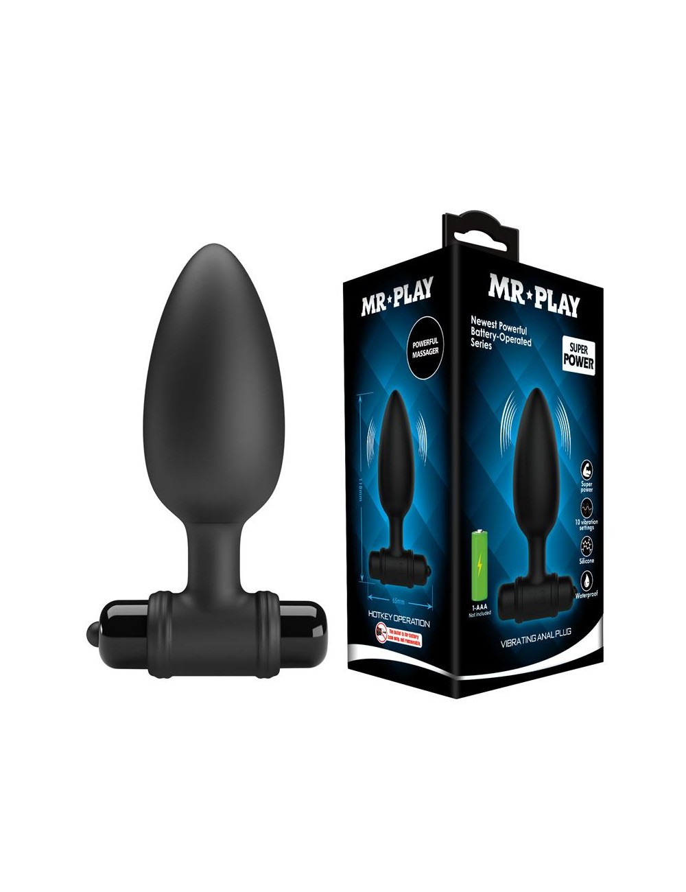 Plug Anal con Vibracion