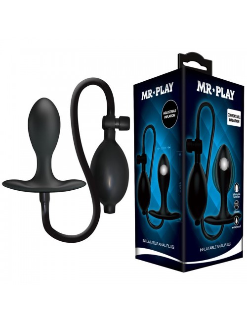 Plug Anal con Inflado y Bola Interna