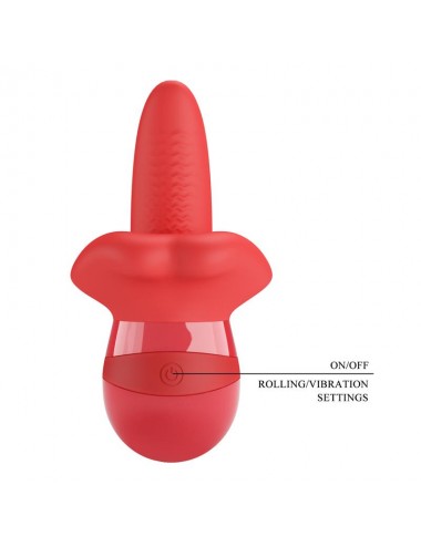 Obelia Estimulador con Vibracion y Movimiento Lengua