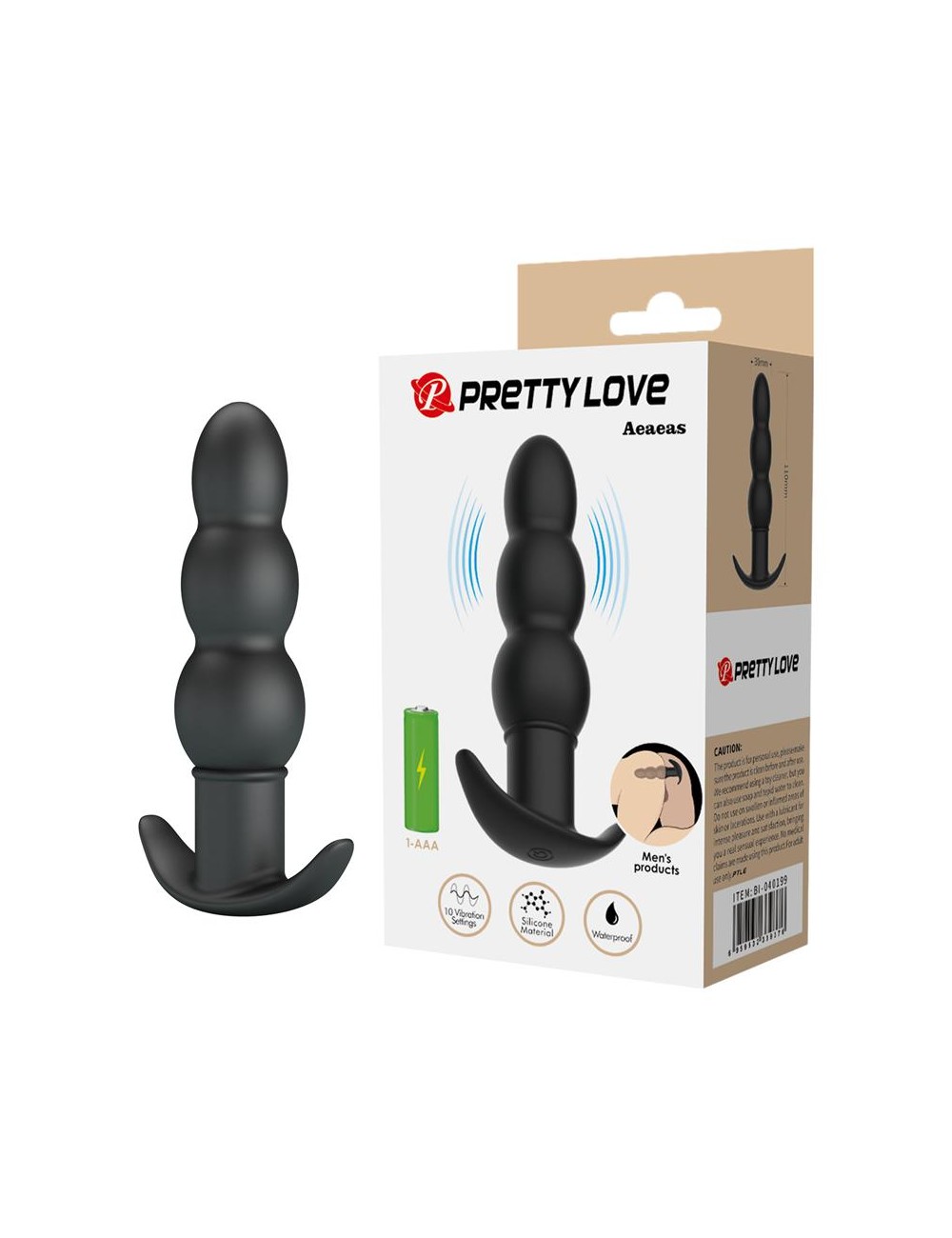 Aeaeas Plug Anal con Vibracion