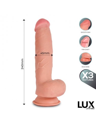 Klaus Dildo Triple Densidad con Testiculos 94