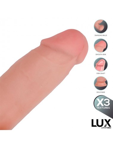 Paul Dildo Triple Densidad con Testiculos Oscilantes 82