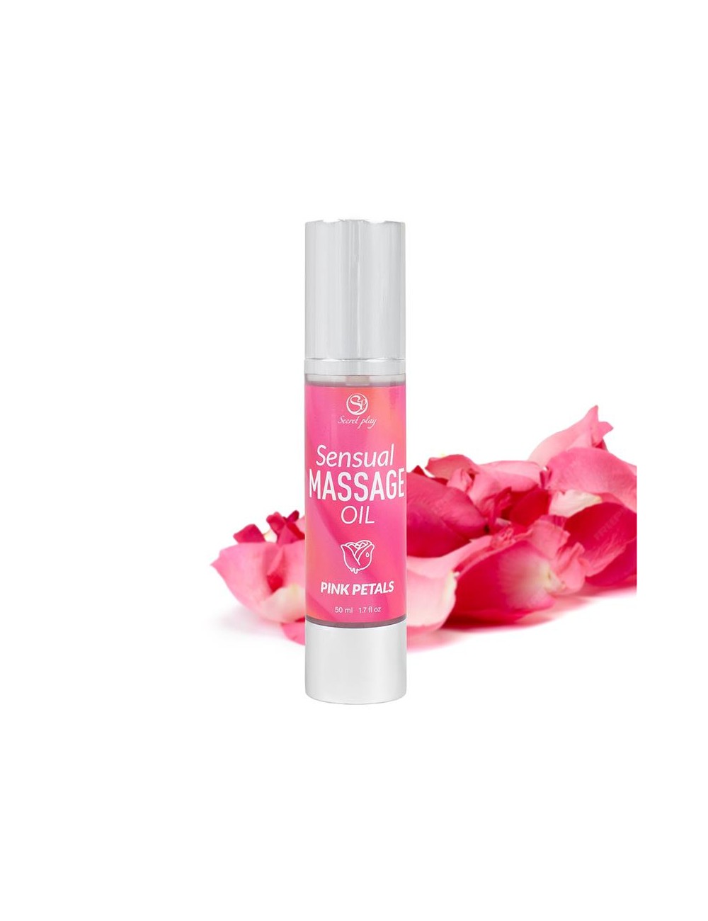 Aceite de Masaje Sensual Petalos Rosa 50 ml