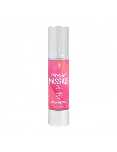 Aceite de Masaje Sensual Petalos Rosa 50 ml