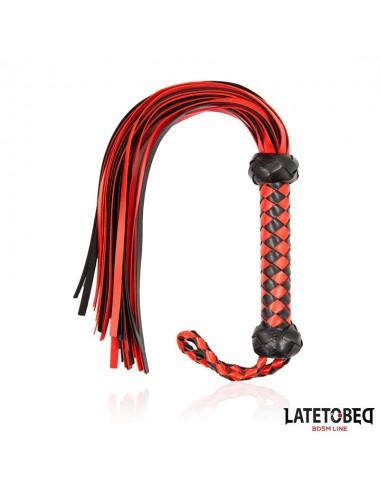 Flogger Rojo y Negro 50cm